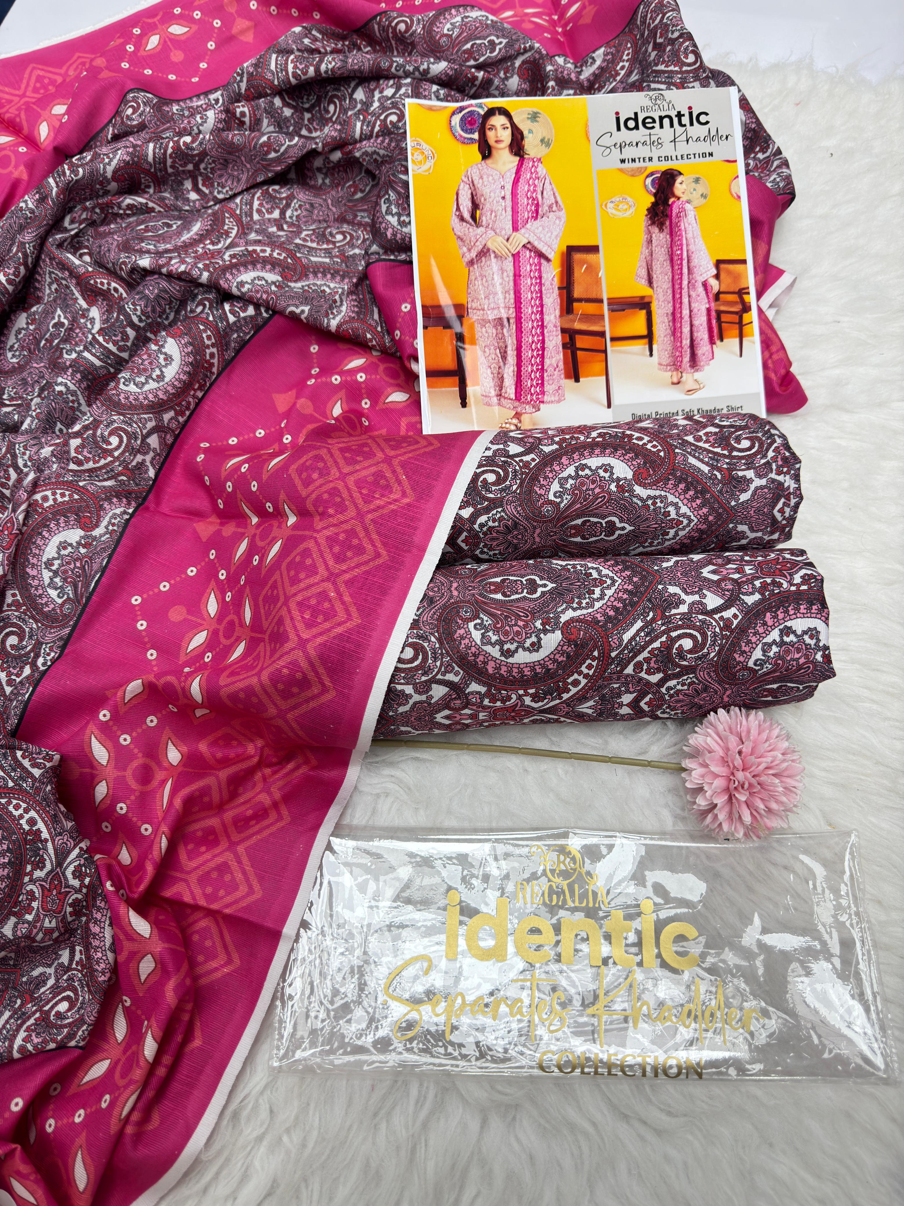 REGALIA KHADDAR 3-PIECE SUIT