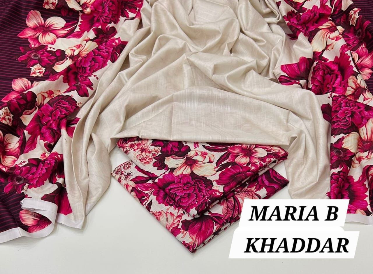 Khaddar unstitched suit