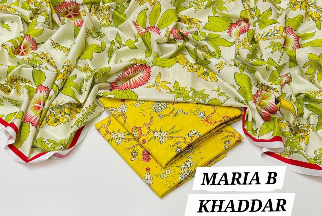 Khaddar unstitched suit