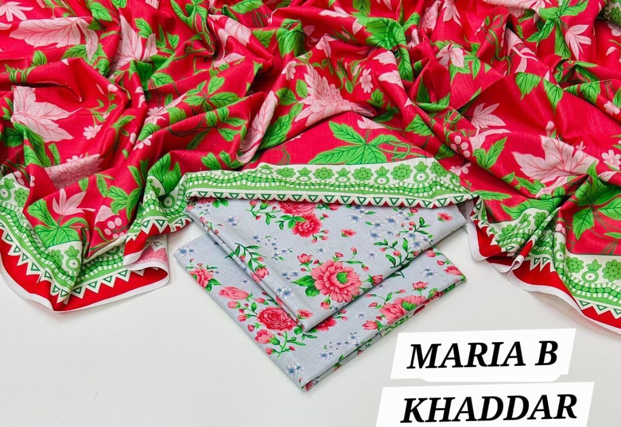 Khaddar unstitched suit