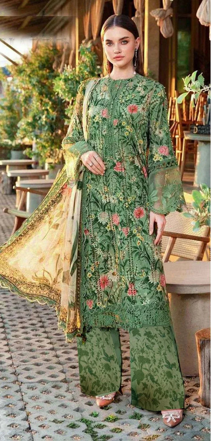 Baroque Digital Printed Dhanak 3-Piece Un-Stiched