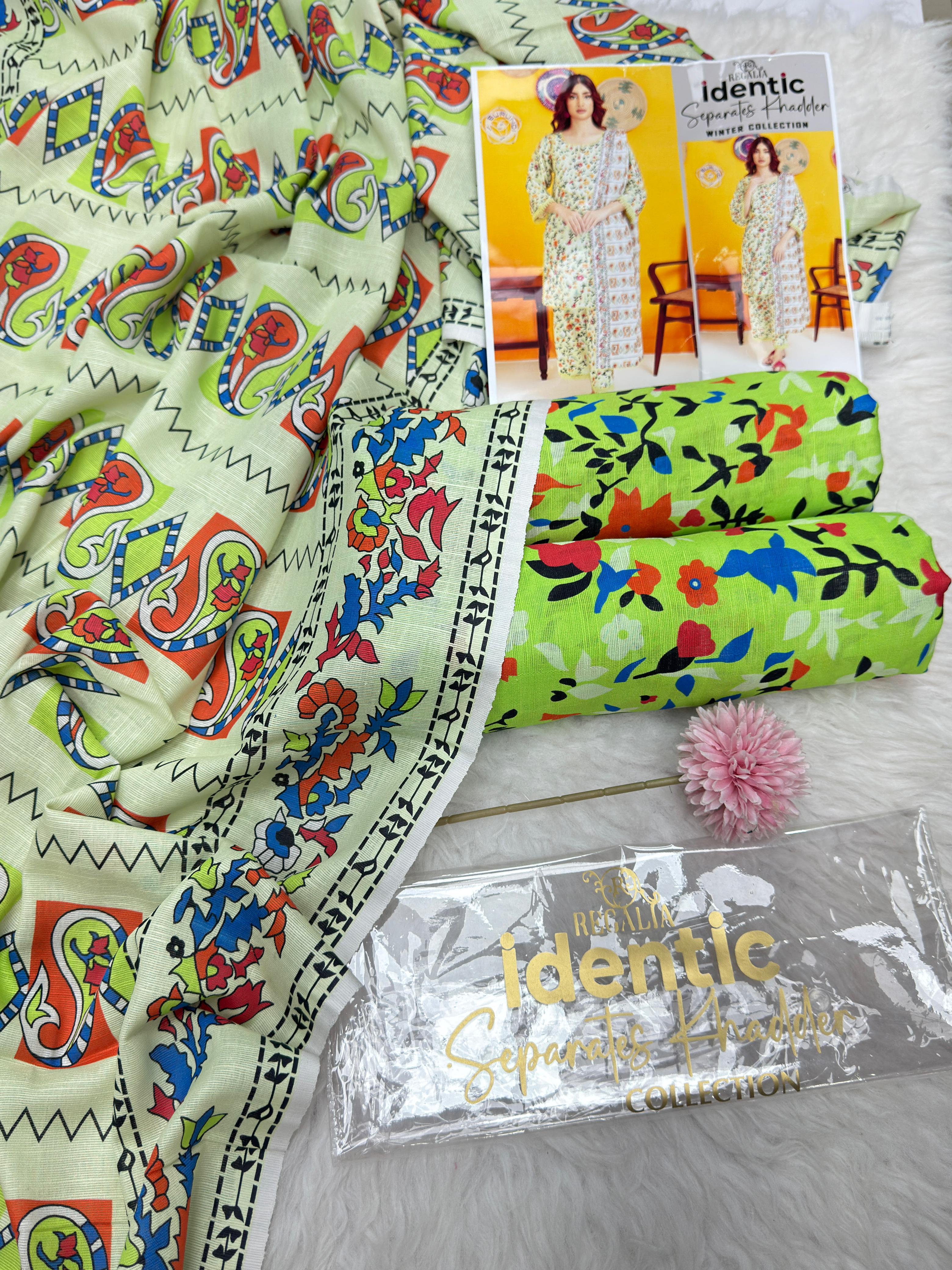 Regalia Khaddar Digital Printed Dhanak 3-Piece Un-Stiched