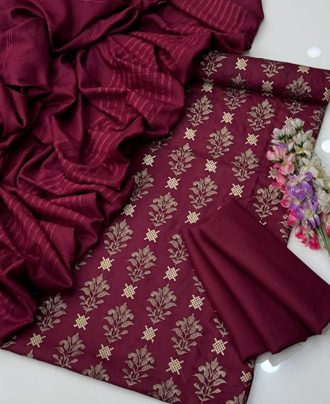 Bareeze Dhank 3-Piece Suit